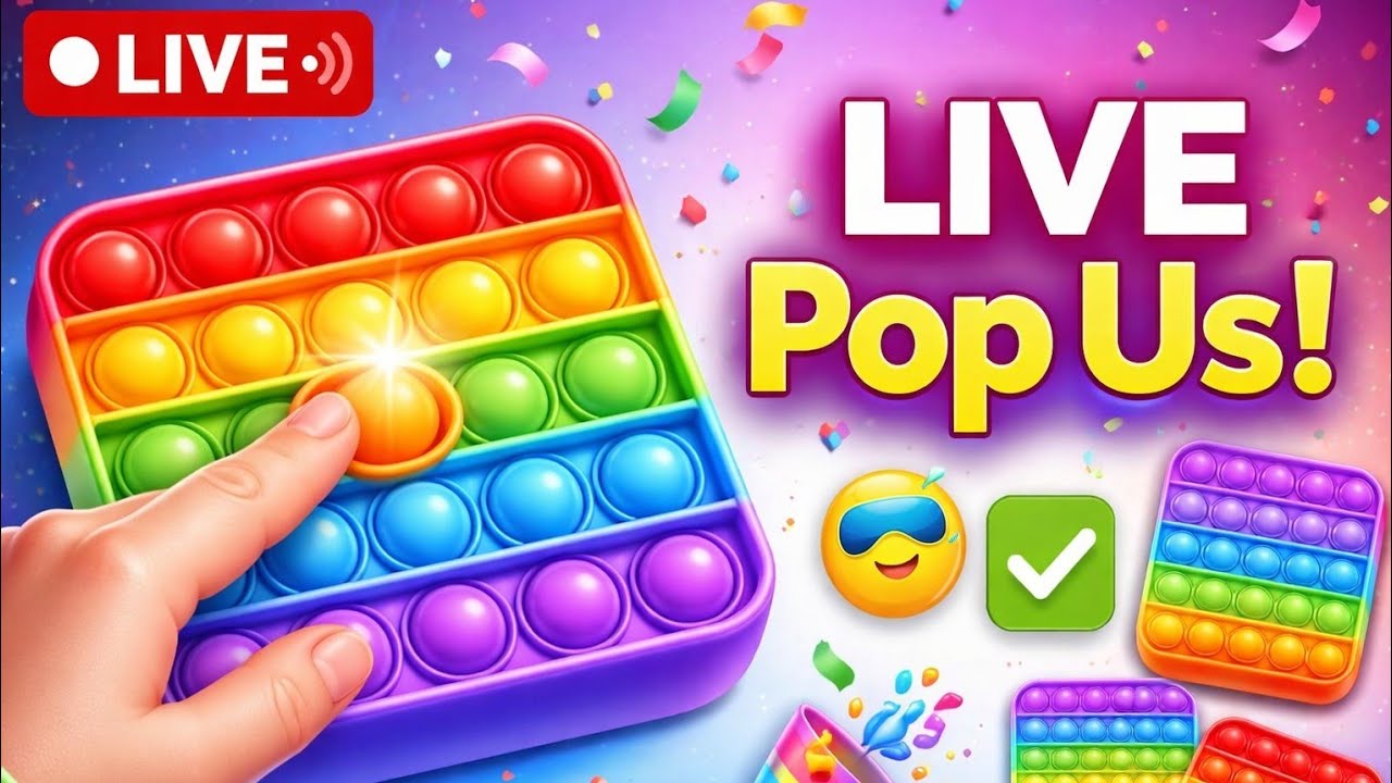 🔴 LIVE Pop Us Gameplay | Relaxing & Satisfying Pops 🎧🧠 part 2