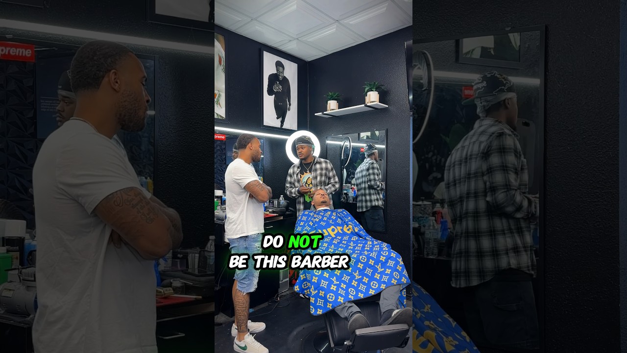 Do NOT be this barber! 💈💡 #texasbarbers #texas #barbershop