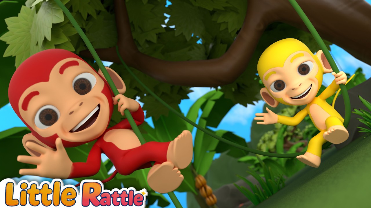 Kids Animal Songs Collection | Baby Shark Family, Five Little Monkeys & More | Little Rattle