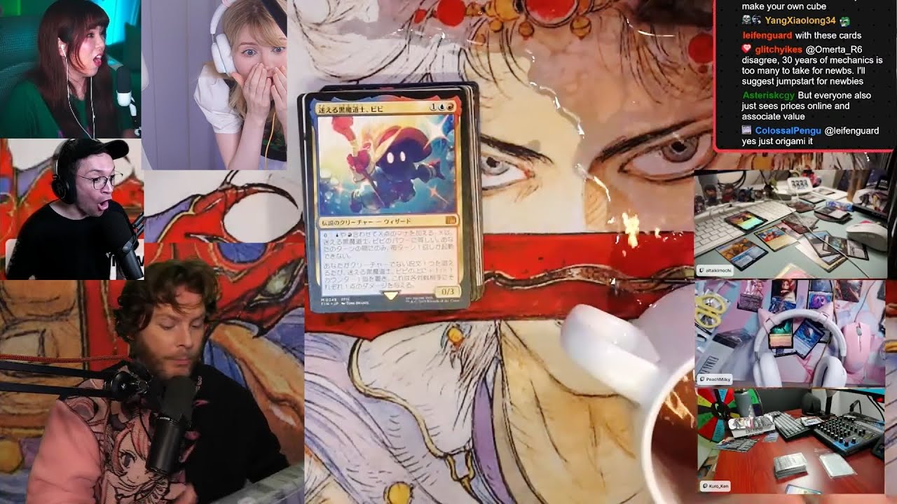 Pete Spilled Tea On His Final Fantasy MTG Cards