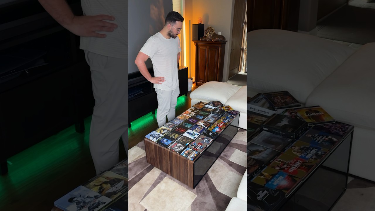 Физические носители или стриминг? Я говорю и то, и другое! #setuptour #tech #4kbluray #office #of...
