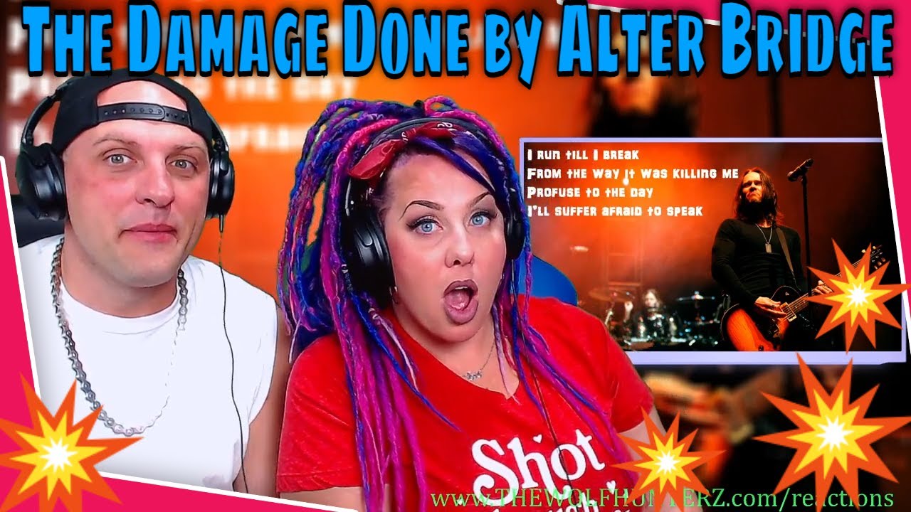 REACTION TO The Damage Done by Alter Bridge Lyrics | THE WOLF HUNTERZ REACTIONS