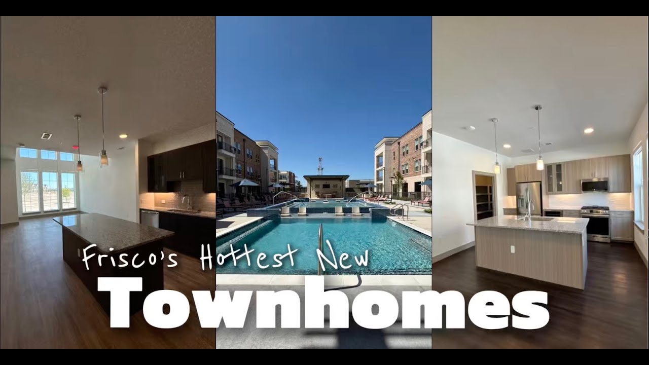 Frisco’s Hottest New Townhomes | 10 Weeks FREE Rent! | Full Walkthrough Tour