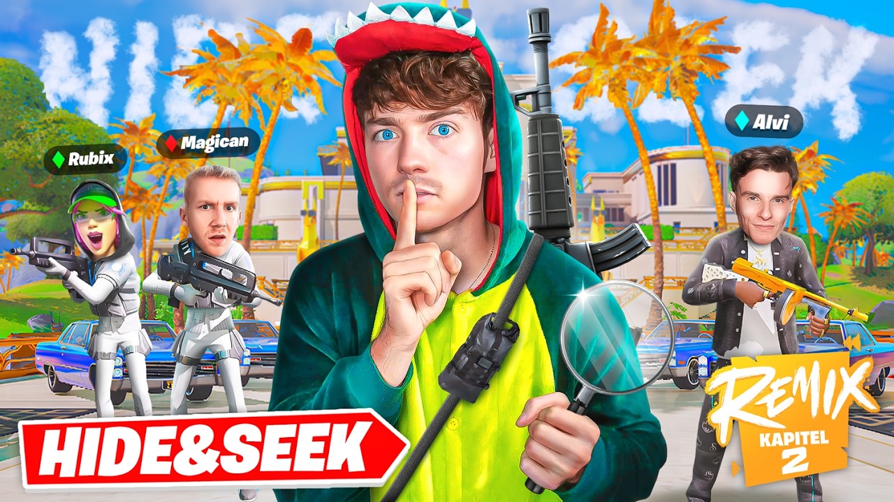 Das YOUTUBER HIDE & SEEK in CHAPTER 2! 🧐🕵️‍♂️
