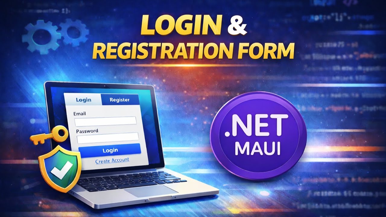 Создание формы входа и регистрации в .NET MAUI