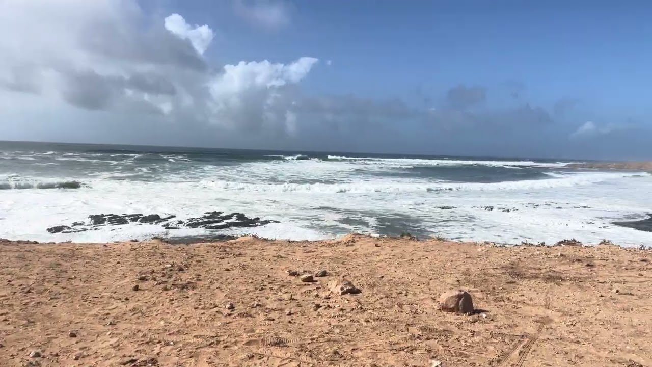 Raw Ocean along the Moroccan Coast