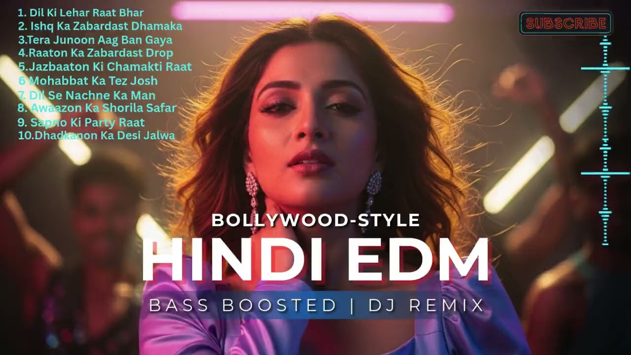 Bollywood EDM Remix Supercharged Bass 🔊 Heavy DJ Mix