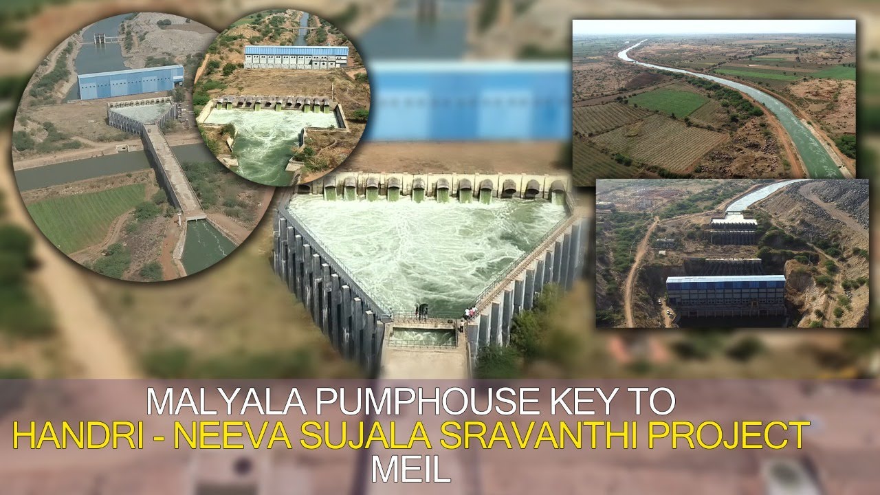 Malyala Pumphouse Key to Handri - Neeva Sujala Sravanthi Project | MEIL