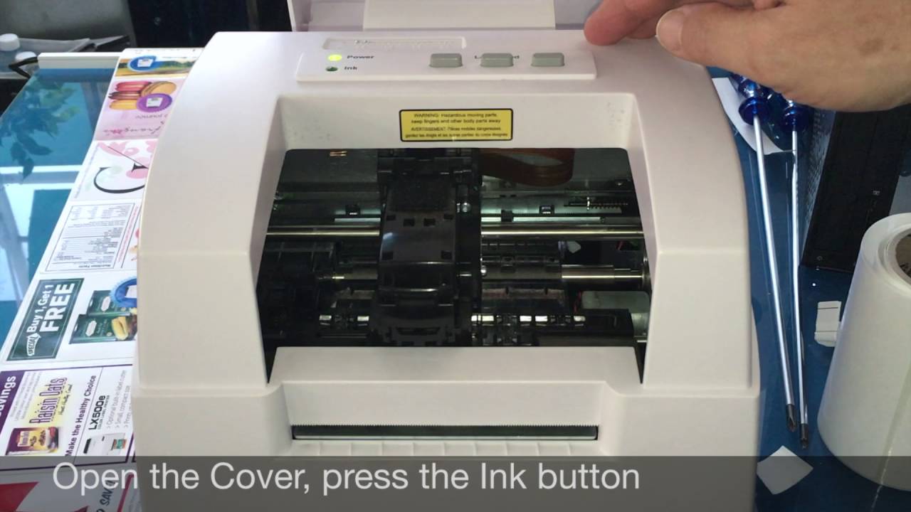Primera's LX500e - How to change cartridges