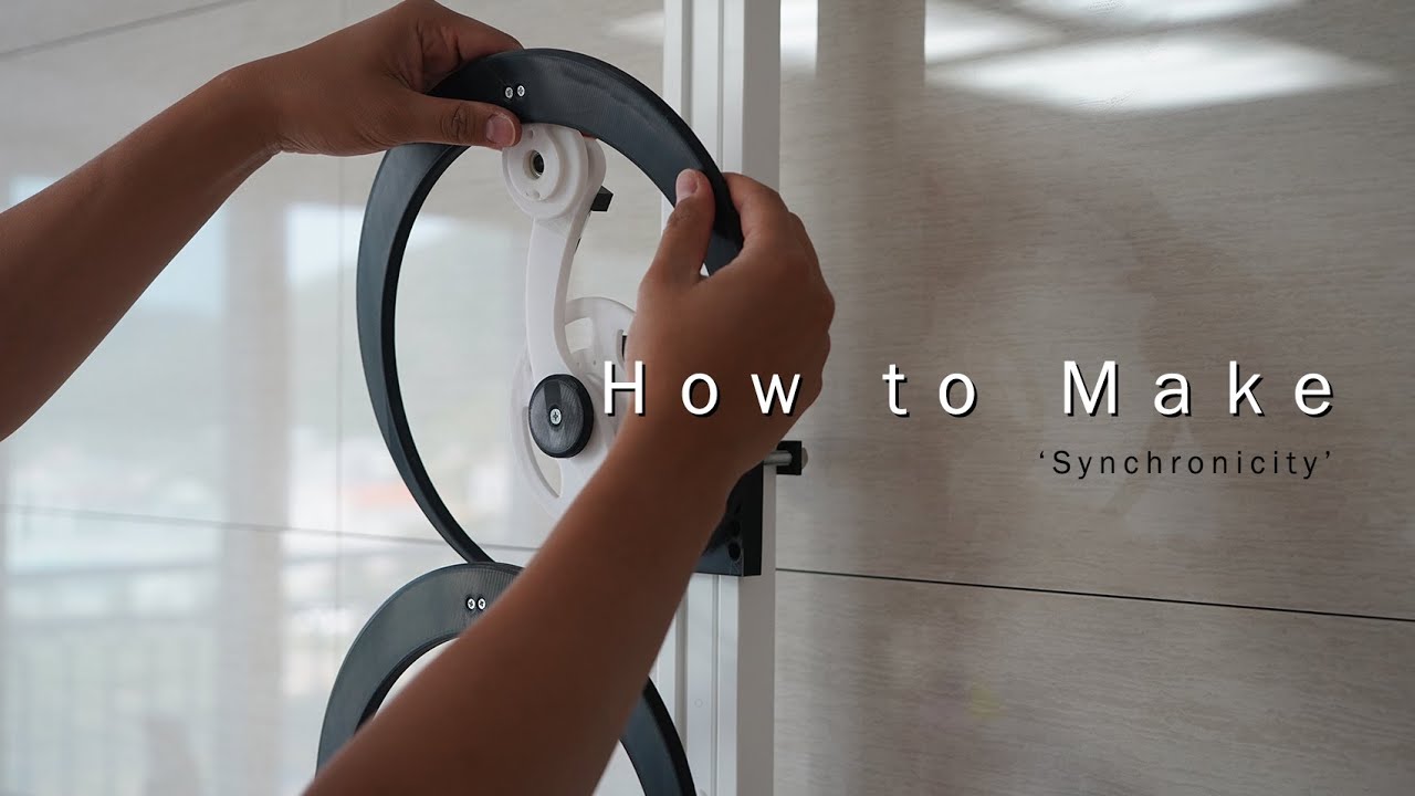 How to Make Mesmerizing Wall Art using 3D Printer at Home (Synchronicity, Kinetic Art)