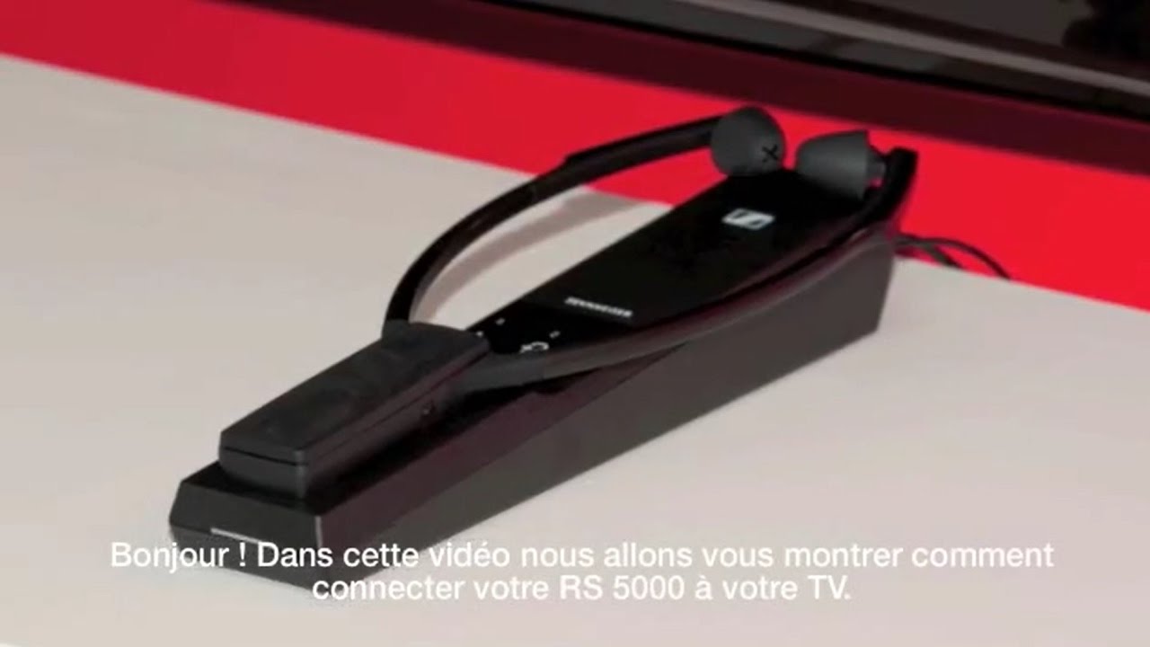 Connecter casque audio Sennheiser RS 5000 sur TV