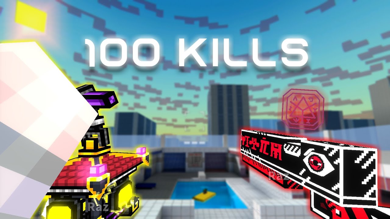 デスマッチ 連射 100 Kill Deathmatch Gameplay【ピクセルガン3D】(Pixel Gun 3D)