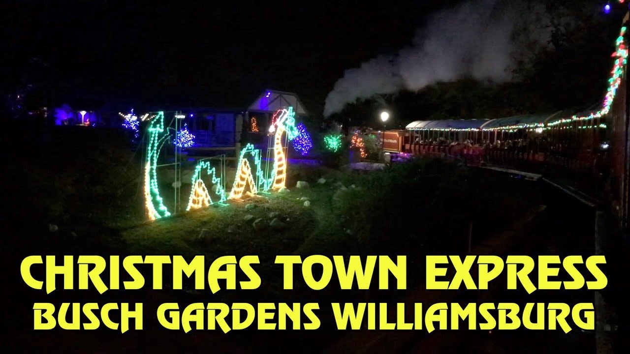 Christmas Town Express - Full Ride at Busch Gardens Williamsburg
