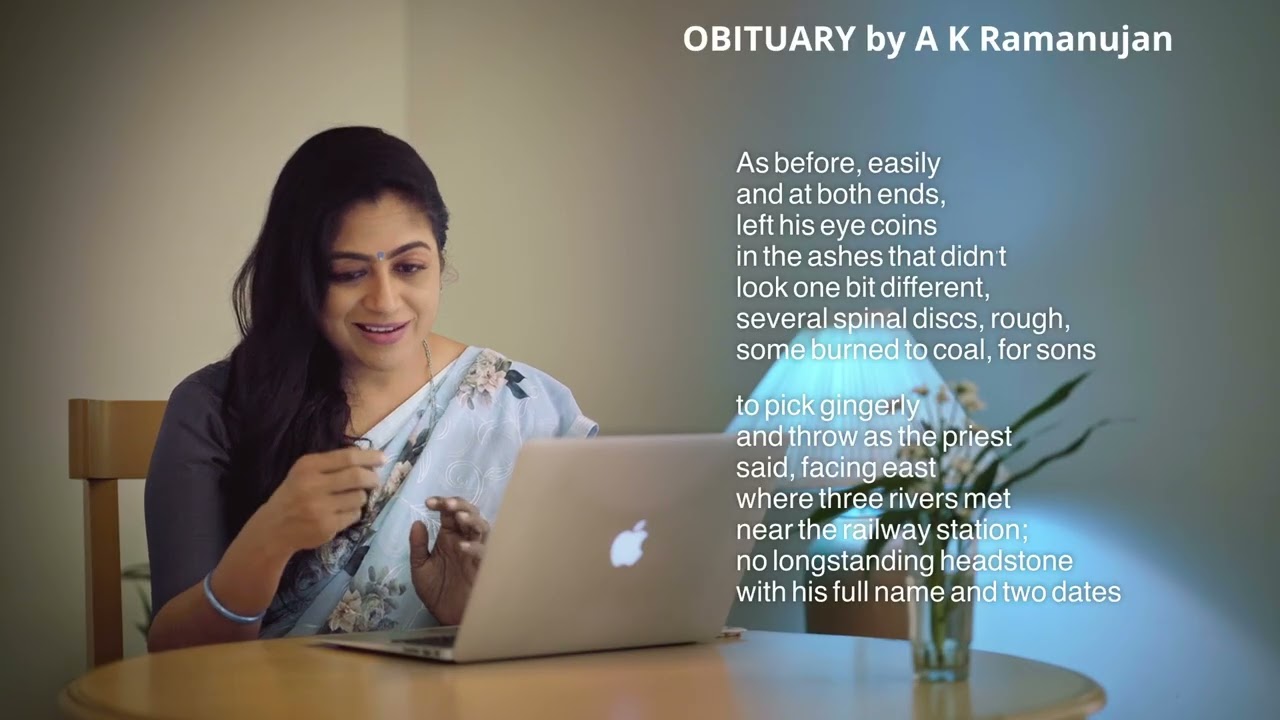 Obituary  - Poem by A K Ramanujan | Explanation