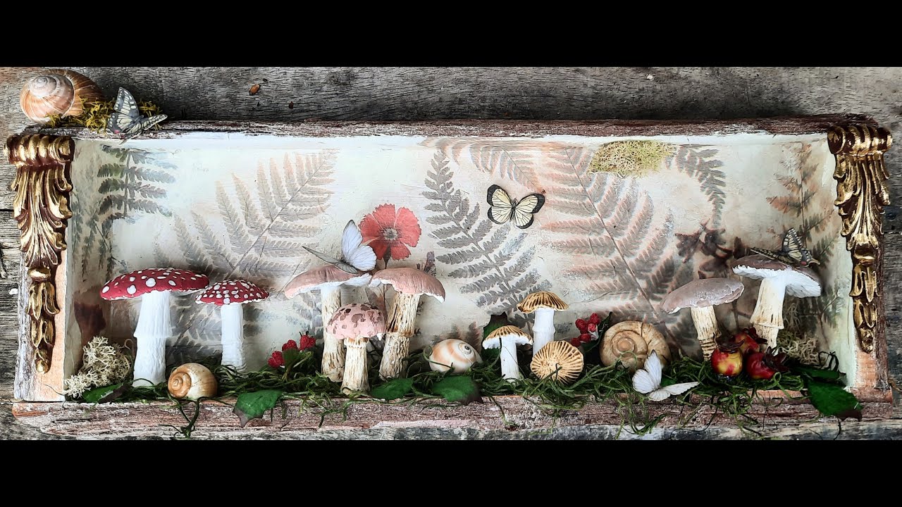 Anleitung Waldpilze - Instructions forest mushrooms