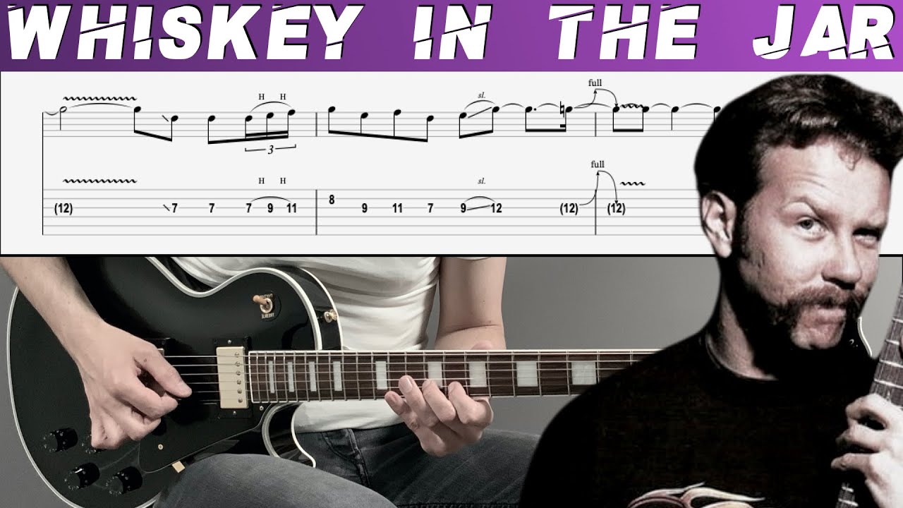 METALLICA - WHISKEY IN THE JAR (Guitar cover with TAB | Lesson)