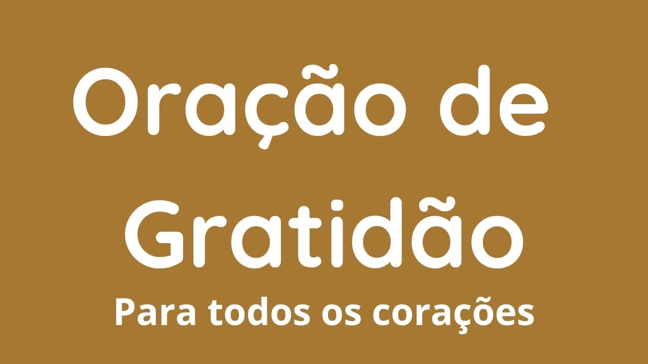 A gratidão que Transborda e se Torna Gesto, Ação, Presença