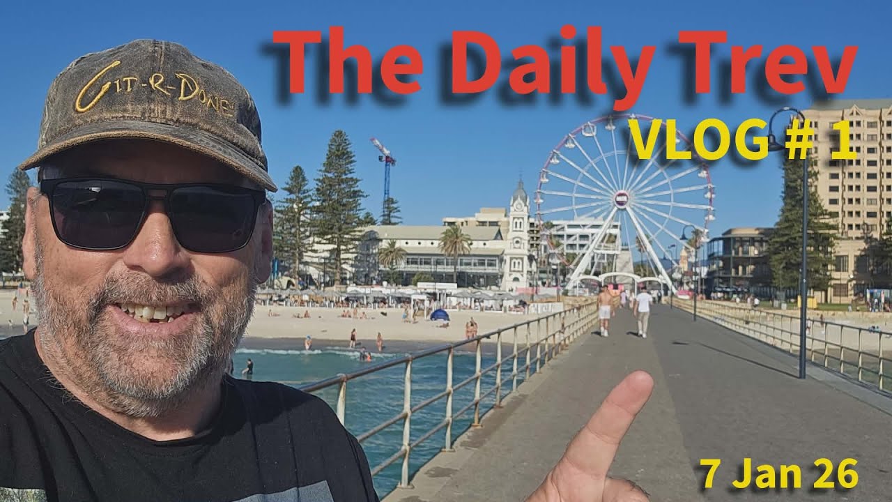 My first daily Vlog, Glenelg South Australia.