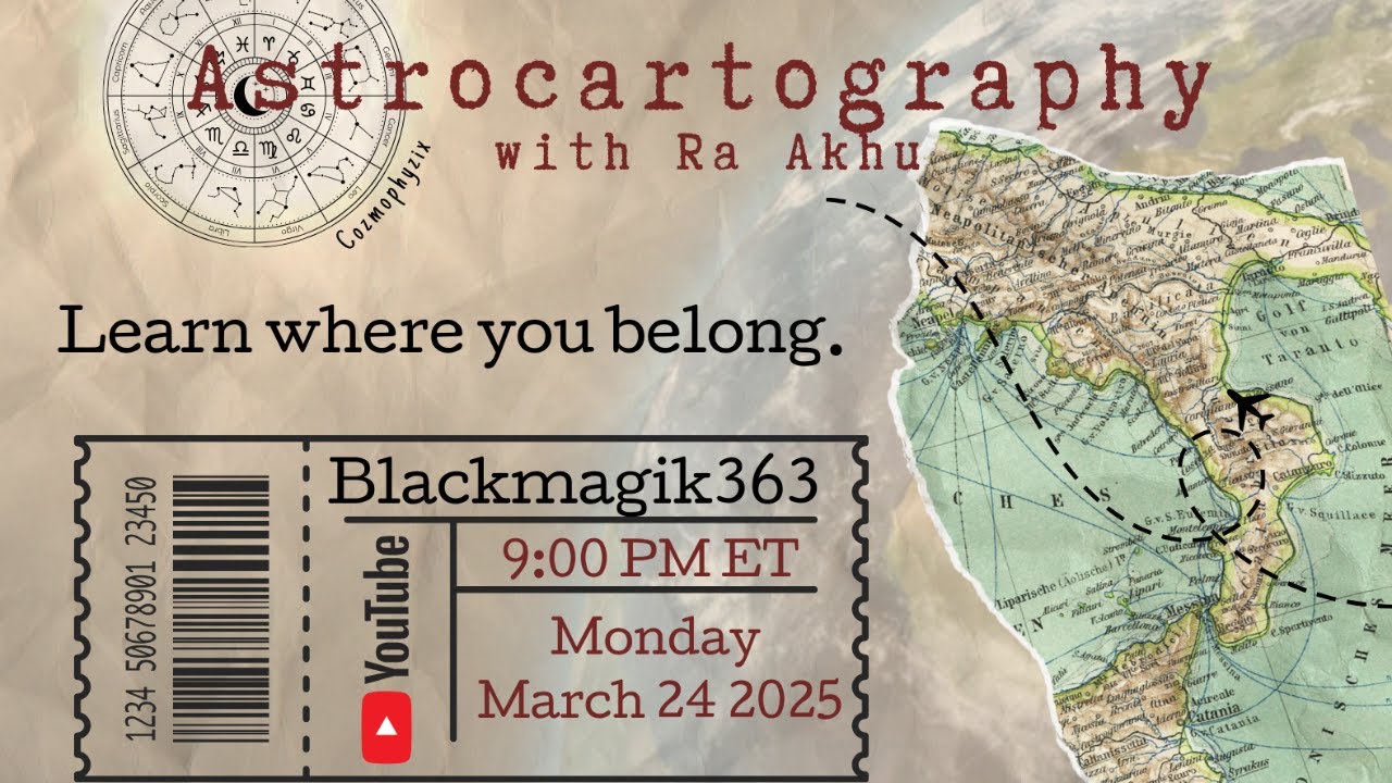 Ra Akhu - Astrocartography: The Astrology of Travel and Where to Live