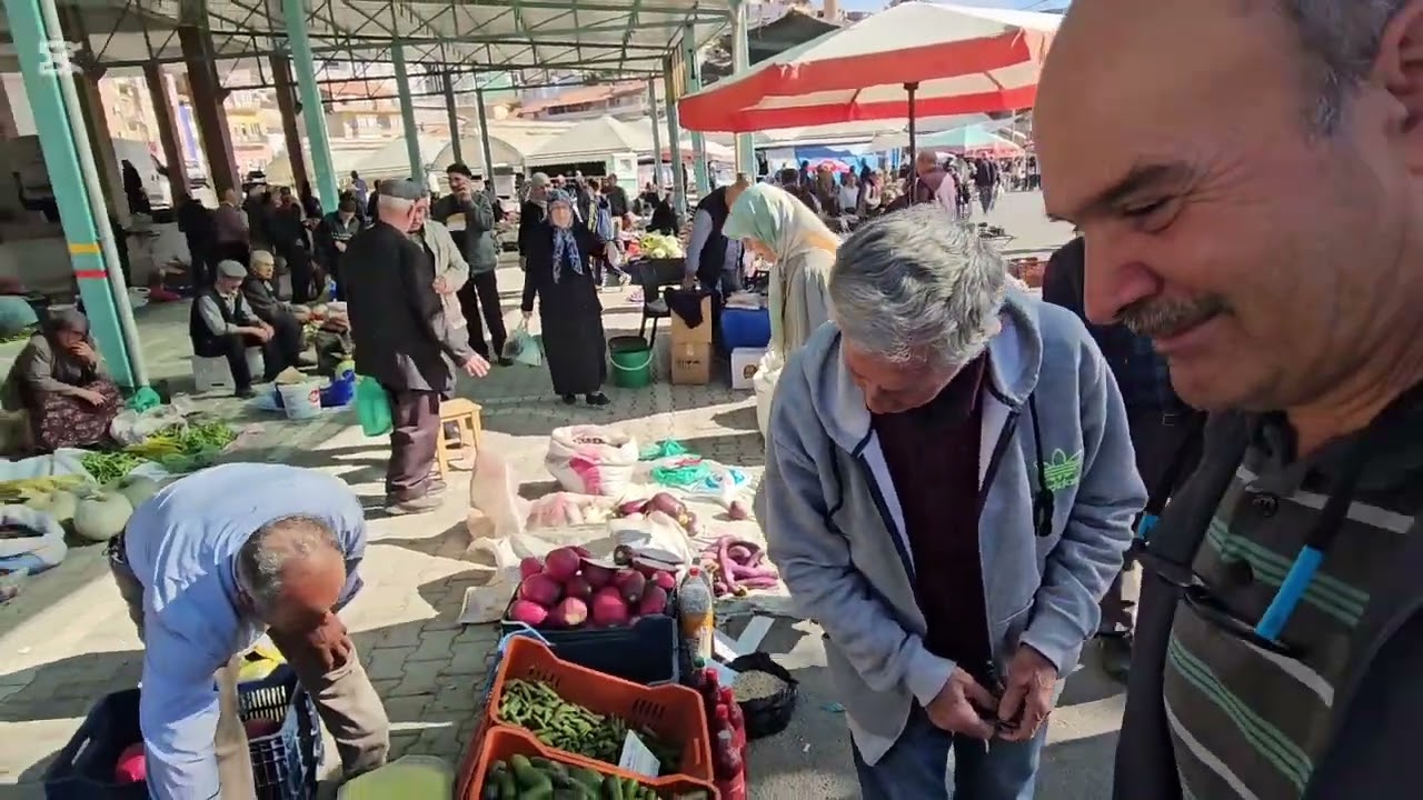MANİSA DEMİRCİ CUMARTESİ PAZARINDAN GÖRÜNTÜLER 01-11-2025