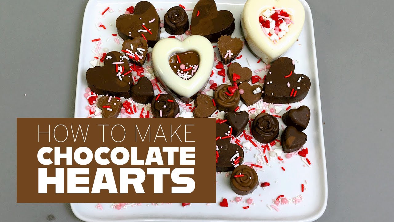 10 рецептов для детей младше 10 лет: Как сделать шоколадные сердечки