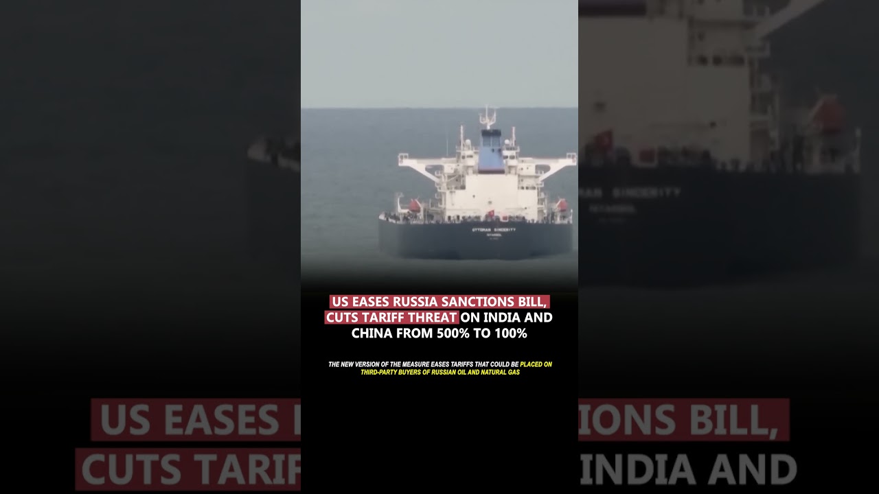 US eases Russia sanctions bill, cuts tariff threat on India #usa #russia #india #china #trade