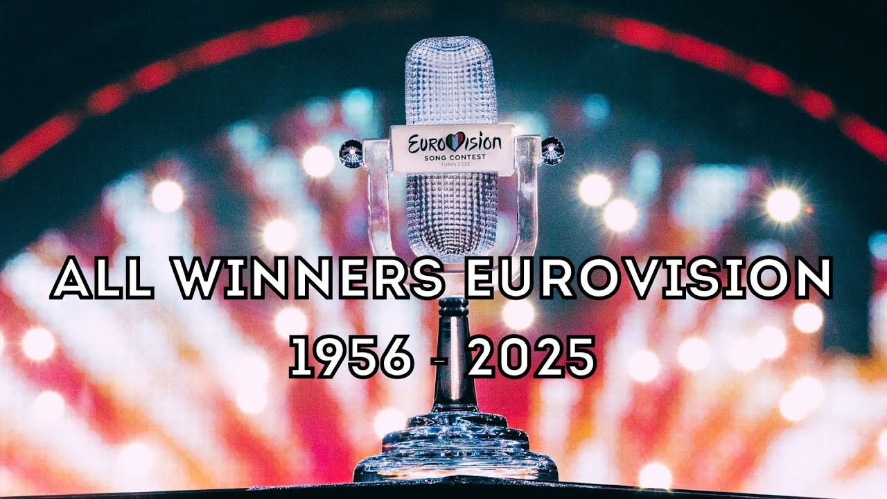ALL WINNERS EUROVISION 1956-2025!