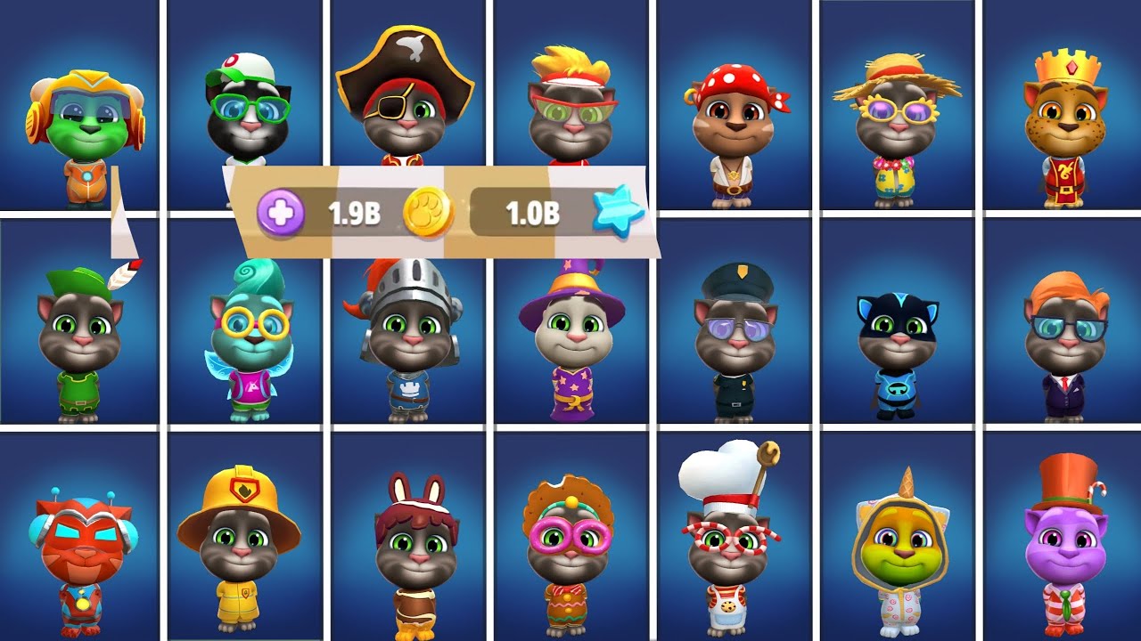 Buying All Dresses - My Talking Tom 2 - GAMEPLAY 4U