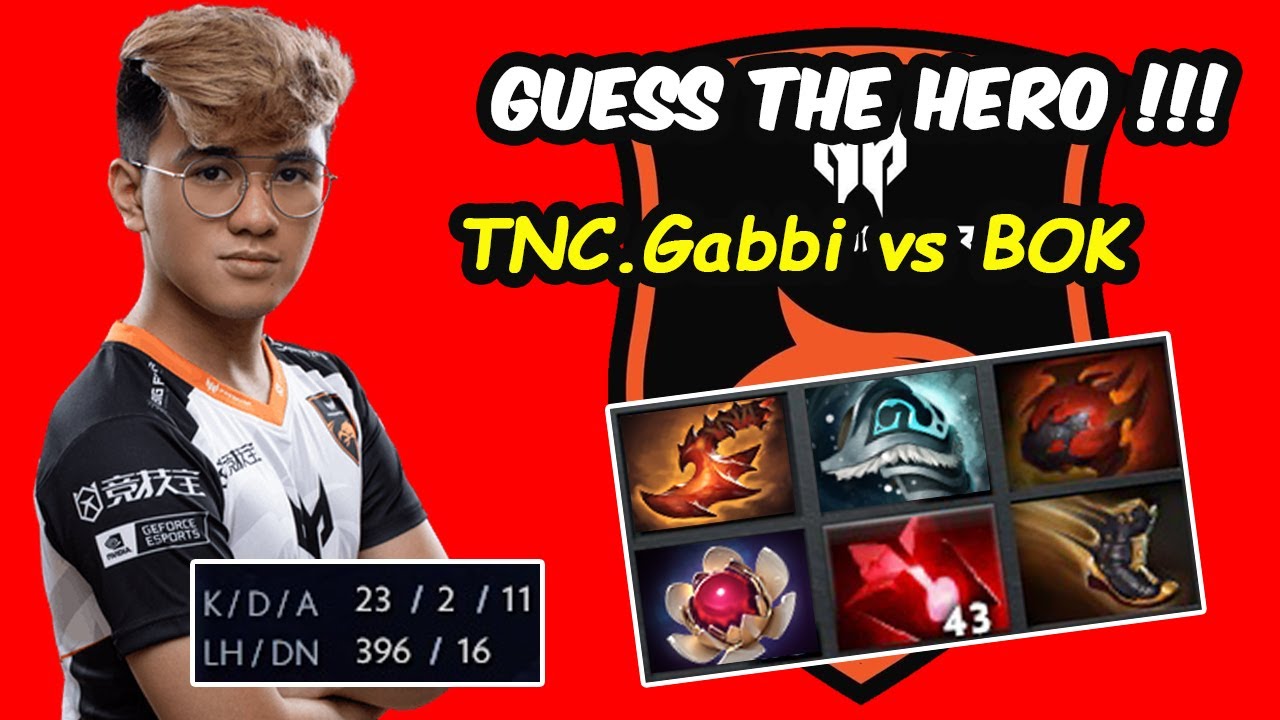 GUESS THE HERO !!! Gabbi Monster MIDLANE vs New TNC OFFLANE Bok Dota 2 pro Gameplay
