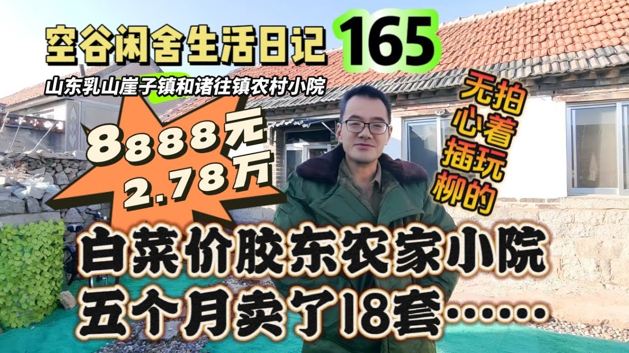 空谷闲舍生活日记165：震惊！只要2.78万和8888元！胶东农村小院大揭秘，你更pick谁？五个月成交18套农家小院，空谷无心插柳柳成荫！【空谷逍遥人生】