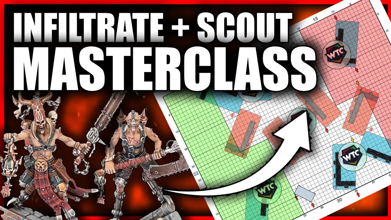 How to use Infiltrate and Scout moves in competitive Warhammer 40k