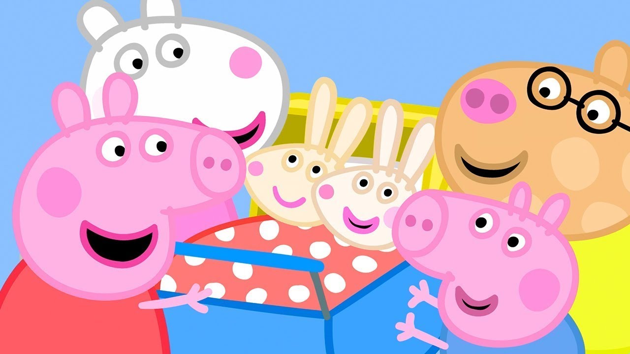Miss Rabbit Has Twins! 🍼 🐽 Peppa Pig Asia