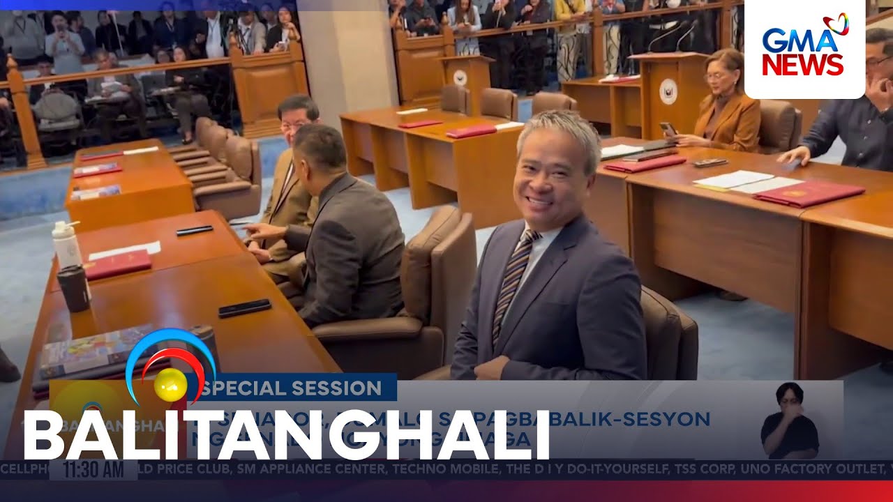 13 senador, dumalo sa pagbabalik-sesyon ng Senado ngayong umaga | Balitanghali