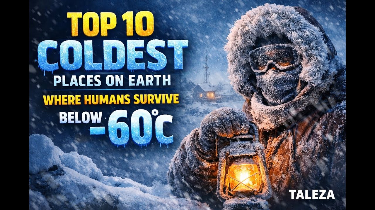Топ-10 самых холодных мест на Земле | Где люди живут при температуре ниже –60°C | taleza