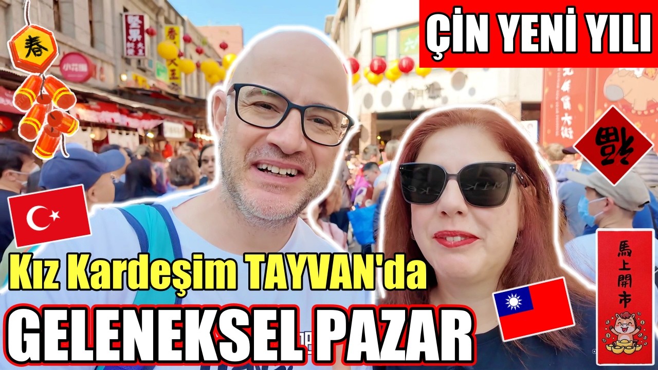 Kız Kardeşimi Pazara Götürdüm😄 ÇİN YENİ YILI ALIŞVERİŞİ🧧