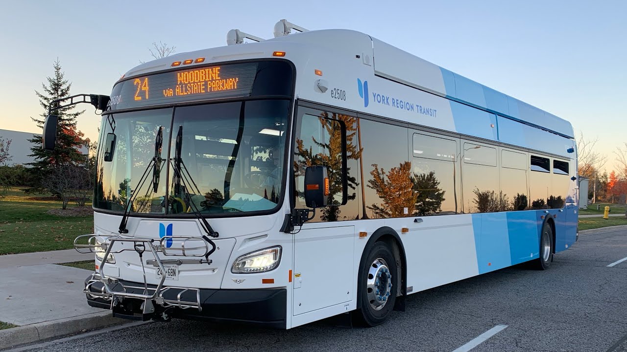 YRT Southbound Ride Video on 2508 on route 24 Woodbine to Finch Ave East via Allstate Parkway