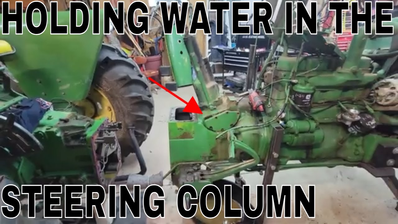 John Deere With Milky Hydraulic Fluid ** Mystery Solved** - Steering Column Removal