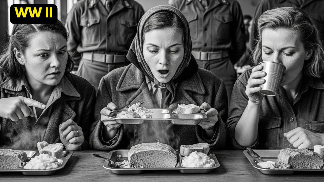 Deutsche Kriegsgefangene bekamen ihre erste amerikanische Mahlzeit… und es schockierte sie.