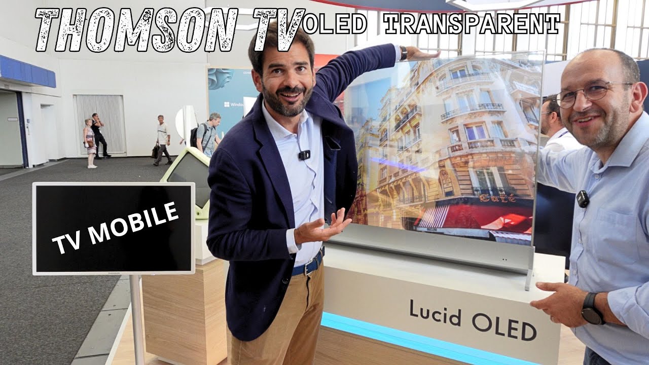 THOMSON LUCID OLED : la t&eacute;l&eacute; transLUCIDe arrive en France