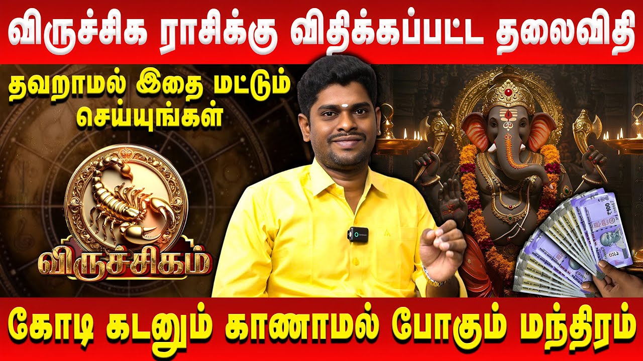 விருச்சிக ராசிக்கு விதிக்கப்பட்ட தலைவிதி | Viruchigam | Astrologer ALP Sampath | Retro Aanmeegam