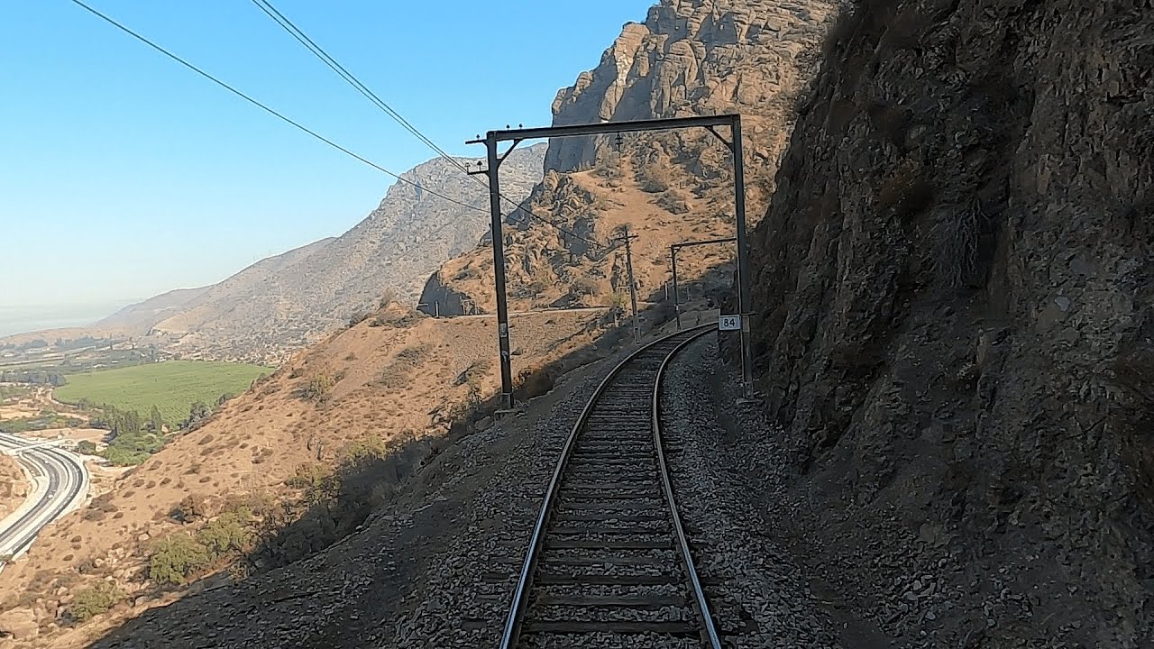 Timelapse Viaje en cabina Tren Santiago - Valparaíso.