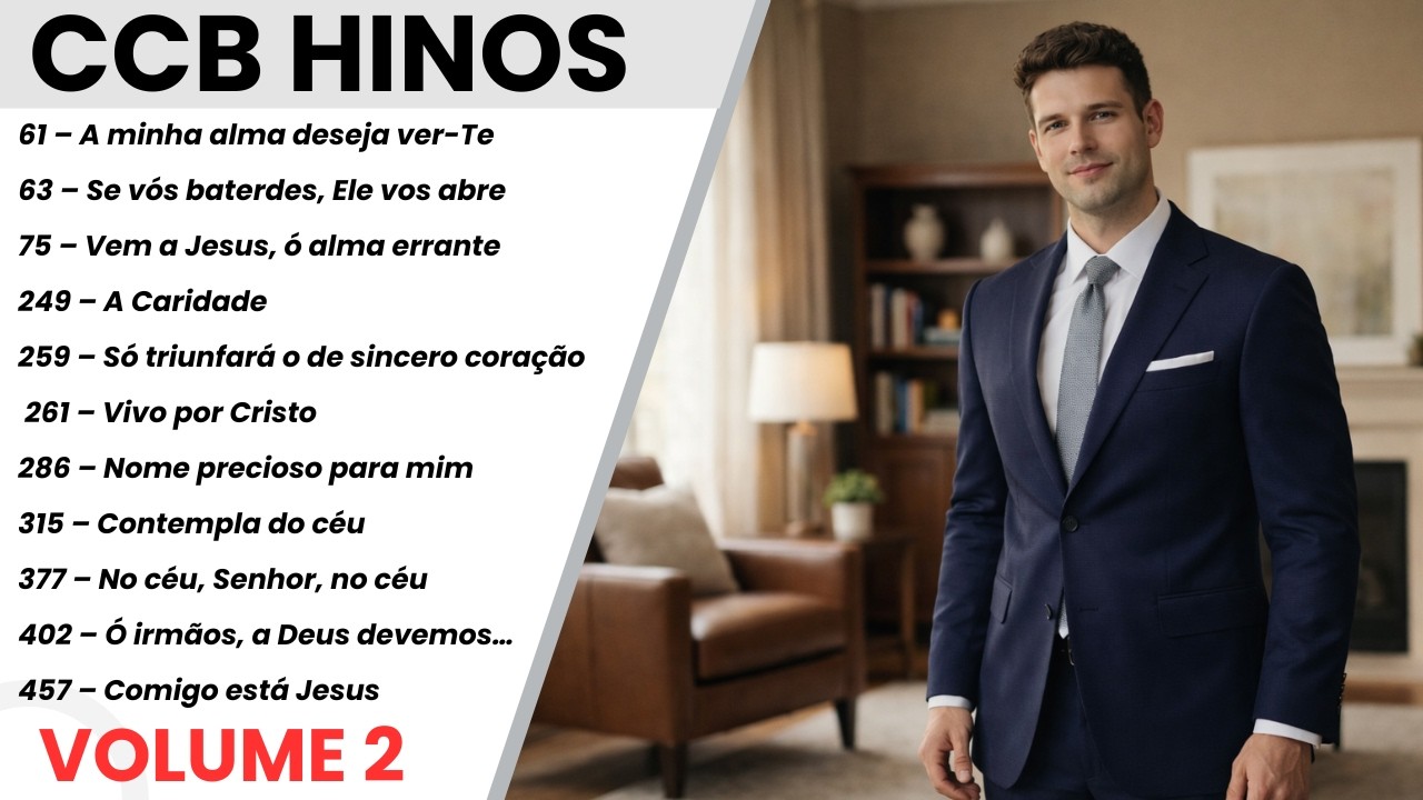 Coletânea de Belos Hinos CCB - A MINHA ALMA DESEJA VER-TE! - VOL.2