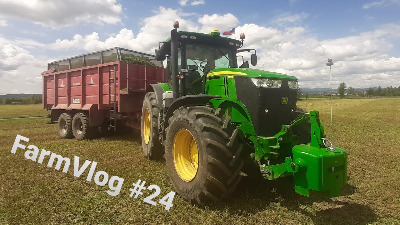 FarmVlog #24 - Sklizeň vojtěšky a odvoz na krytou jámu