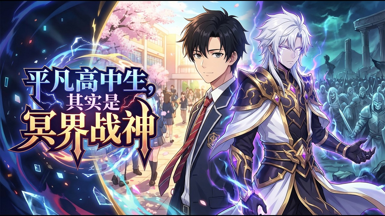 🔥【完结】【Eng Sub】《平凡高中生，其實是冥界戰神》 曾經的冥界第一戰神，轉世成為平庸高中生。但宿命的齒輪轉動，在天道崩壞、邪惡臨世之時，他重披戰甲，制霸天下。#熱血 #逆襲 #动漫 #玄幻