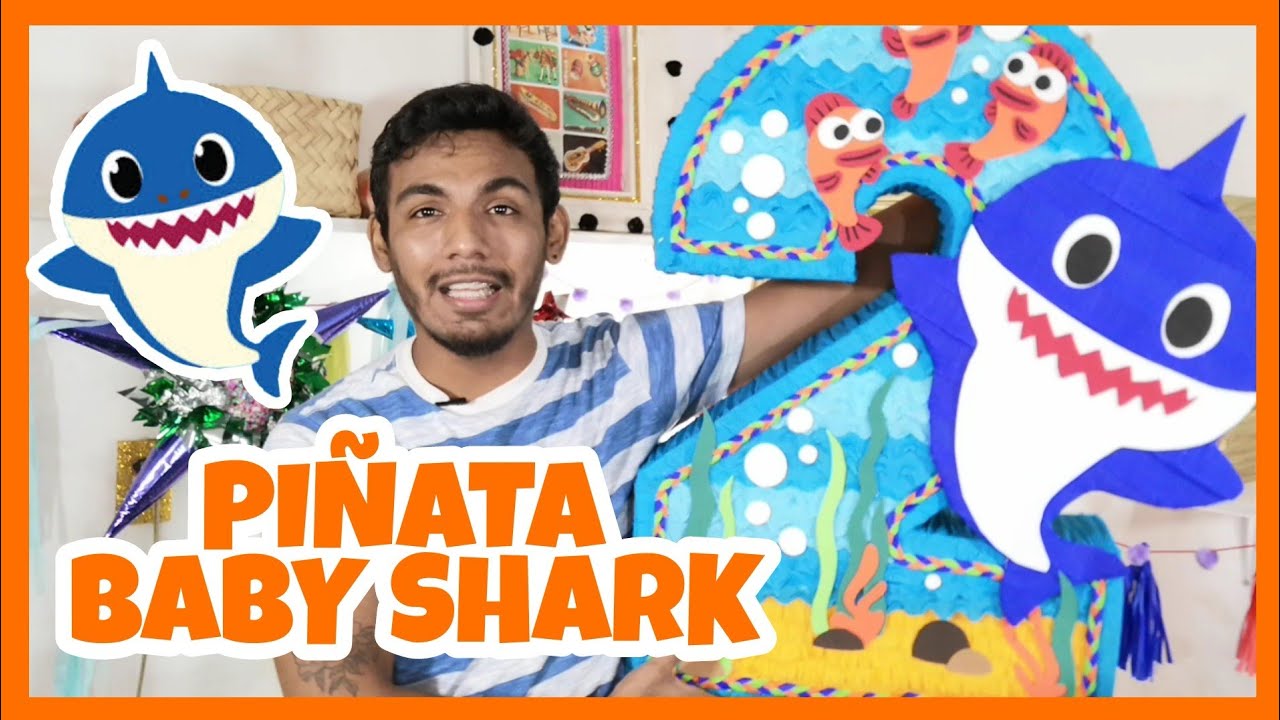 DECORANDO PIÑATA DE BABY SHARK