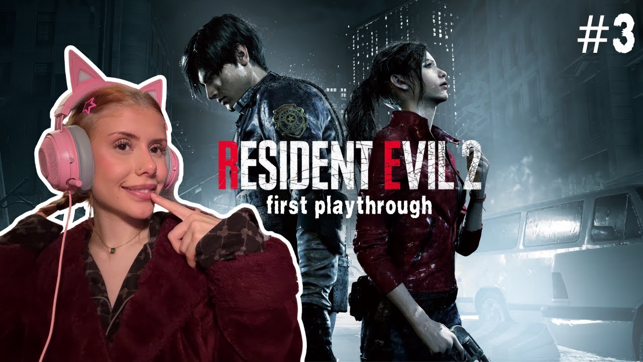PLAYING RESIDENT EVIL 2 (part 3) FIRST PLAYTHROUGH