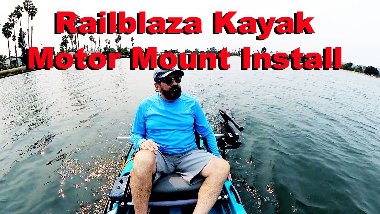 Railblaza Kayak Motor Mount Install and Review