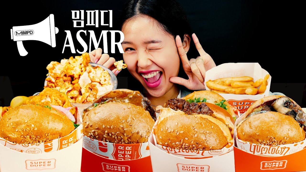 SUB)육즙팡팡🍔샌프란시스코에서 넘어온 수제퍼거 슈퍼두퍼🍔SUPERDUPER BURGER MUKBANG ASMR