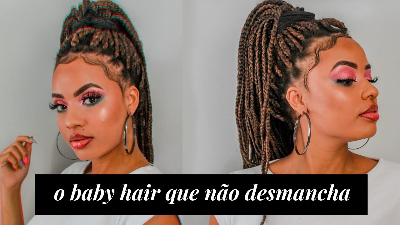 COMO FAZER UM  BABY HAIR PERFEITO EM CABELOS CRESPOS | Emanuelly Magal