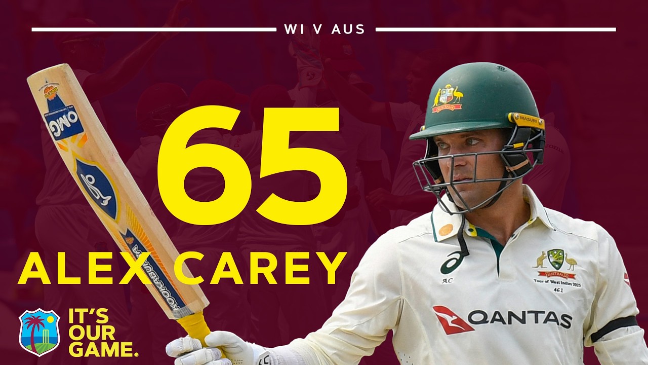 Classy Carey Half Century | West Indies v Australia 1st Test